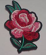 Galantéria - Nažehľovačka Ružová ružička - typ B. (NZ319) - 8573086_