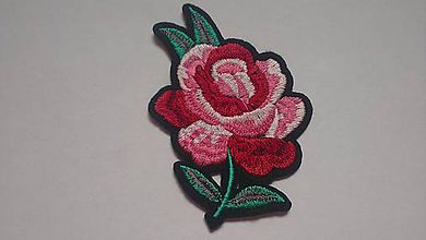 Galantéria - Nažehľovačka Ružová ružička - typ B. (NZ319) - 8573087_