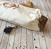 Úžitkový textil - Podšité vrecko na chlebík  (45x30 - Zelená) - 8575572_