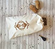 Úžitkový textil - Podšité vrecko na chlebík  (45x30 - Zelená) - 8575574_