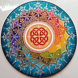 Dekorácie - Mandala šťastia a energie - 8578176_