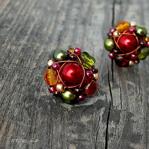 Náušnice - Náušničky POTPOURRI - 8576873_