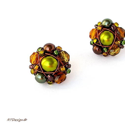 Náušnice - Náušničky Z LESA - 8584200_