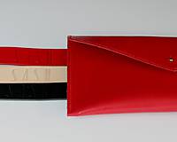 Peňaženky - KOŽENÁ PEŇAŽENKA belt bag one 2017 (red) - 8589289_