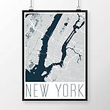 Obrazy - NEW YORK, moderný, svetlomodrý - 8592586_