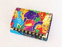 Peňaženky - Luxusní barevní pejsci - malá i na karty - 8591318_