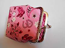 Peňaženky - Ružová peňaženka - 8606704_