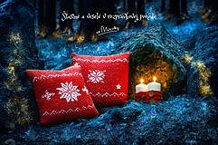 Úžitkový textil - vianočný vankúšik - 8604243_