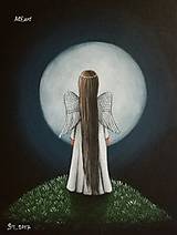 Obrazy - Maľovaný anjelik III - 8613481_