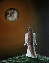 Obrazy - Maľovaný anjelik VII - 8613643_