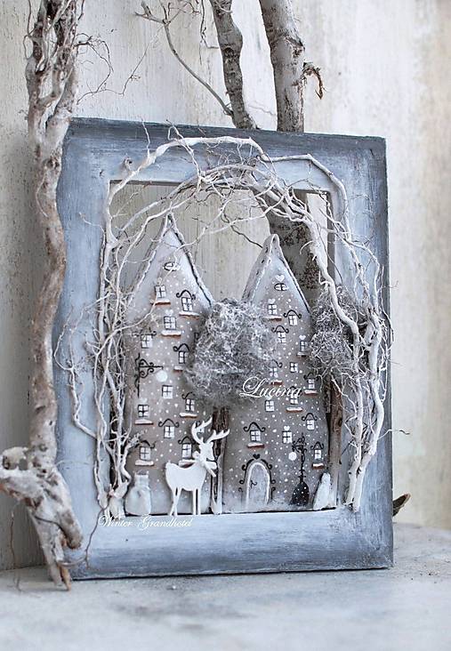 Dekorácie - Domčeky ...Winter Grandhotel ( predaný) - 8612687_