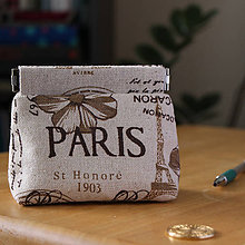 Peňaženky - Peňaženka "Pukačka" - Paris - 8616638_