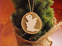 Dekorácie - Vianočná ozdoba na stromček - anjelik - 8615887_
