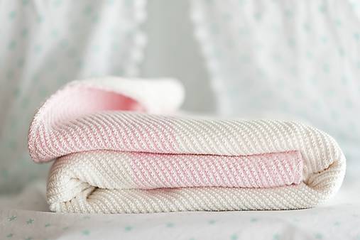  - Zimná Deka do Kočíka a Postieľky, ,,PinkEye", OEKO-TEX® - BledoRužová - 8621633_