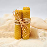  - Adventné sviečky žlté rovnaké, 4 ks - 8624699_