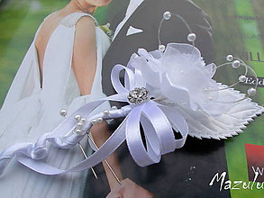 Svadobné pierka - svadobné pierko pre ženícha - 8632190_
