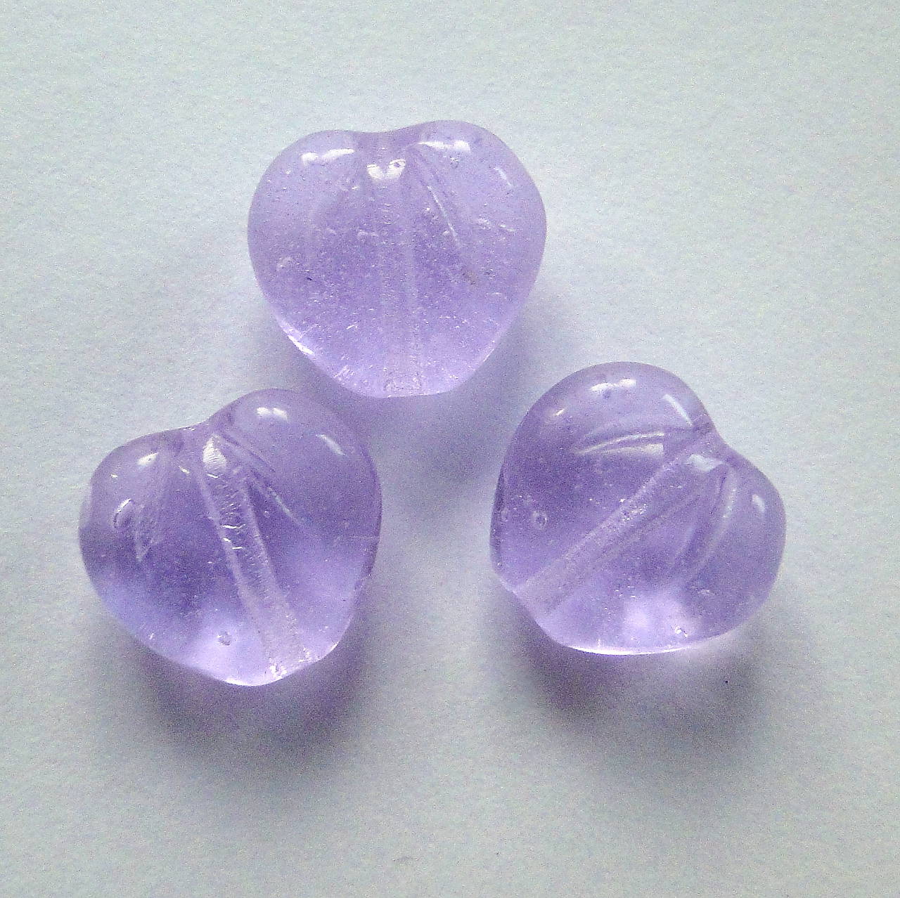 Skl.srdce 11mm-1ks (sv.fialová)