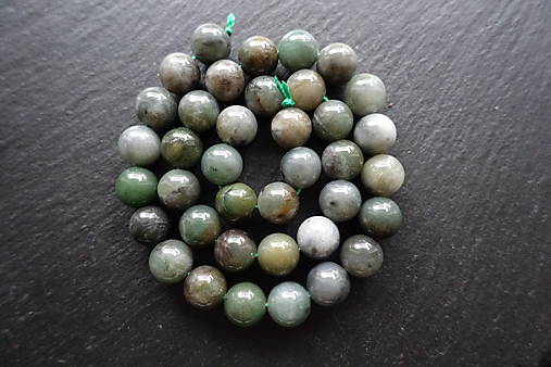 Minerály - Jadeit africký 10mm - 8643763_