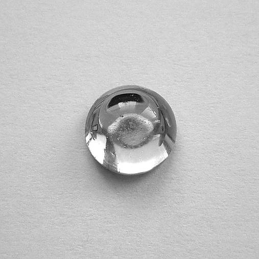 Sklenený kabošon 10mm-1ks (krystal)