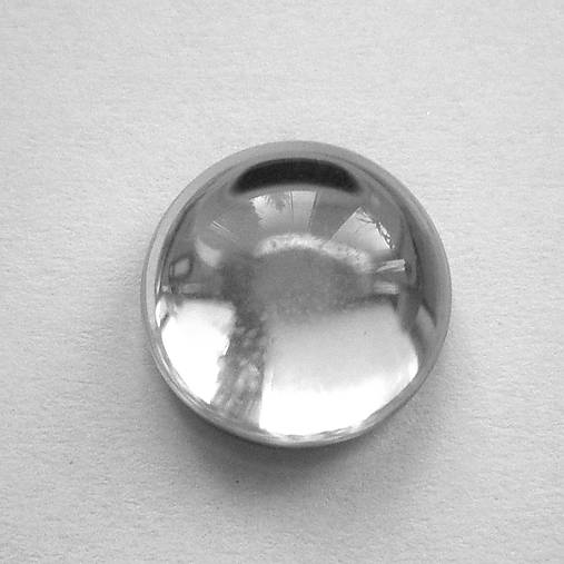 Sklenený kabošon 16mm-krystal-1ks