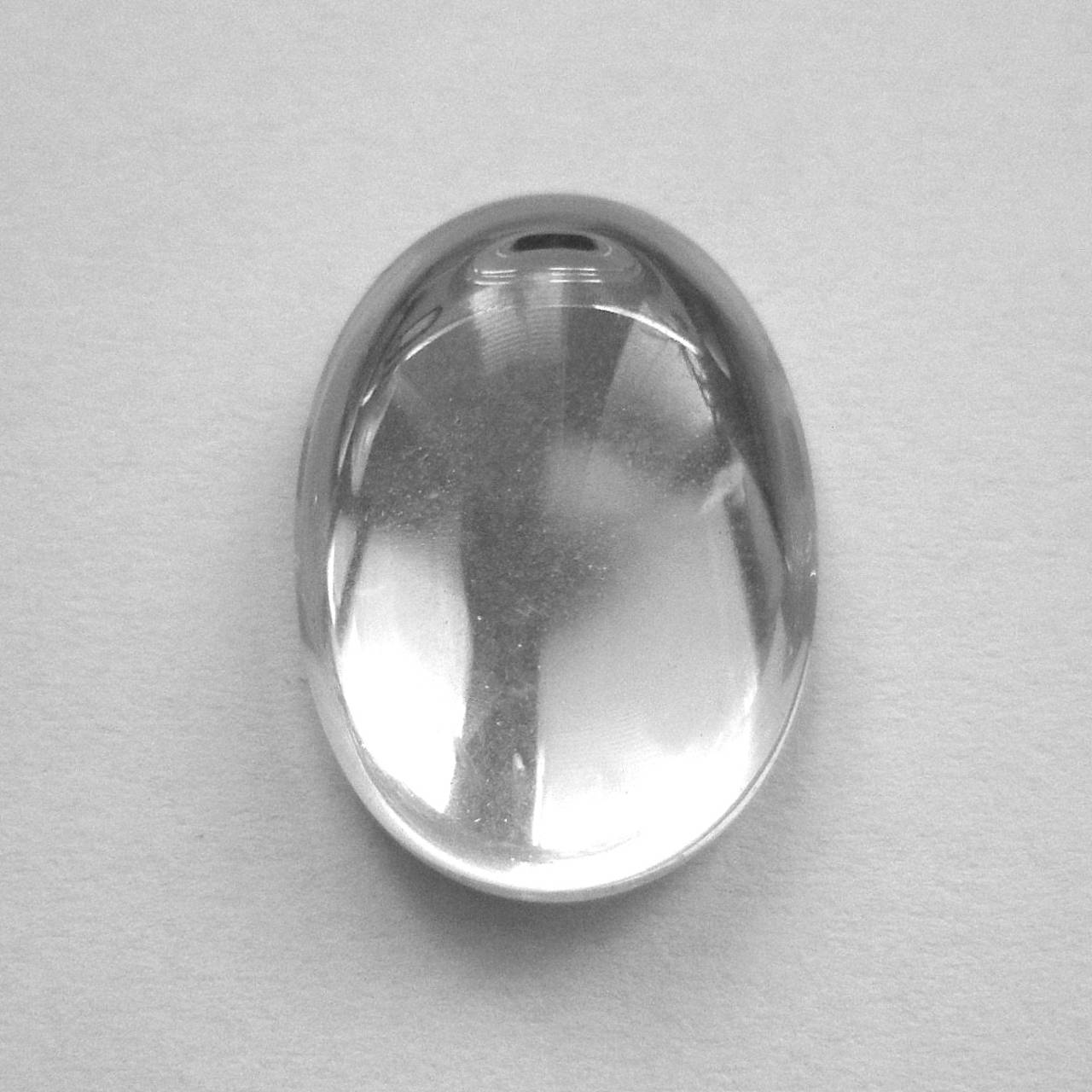 Sklenený kabošon 25x18mm-1ks (krystal)