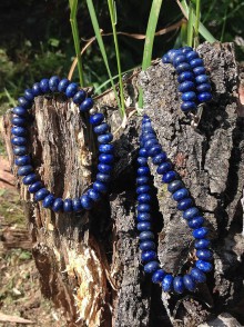 Sady šperkov - Lapis lazuli - sada šperkov v striebre - 8655484_