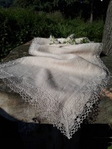 Úžitkový textil - Ľanová štóla Linen Ecstasy (38x150 cm) - 8654980_