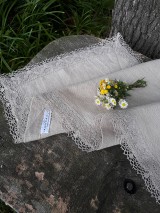 Úžitkový textil - Ľanová štóla Linen Ecstasy (38x150 cm) - 8654982_
