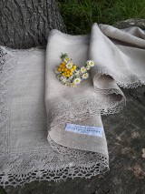 Úžitkový textil - Ľanová štóla Linen Ecstasy (38x150 cm) - 8654985_