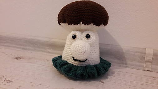 Hračky - hríbik - zeleno/hnedý - 8655447_