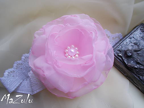 Detské doplnky - Detská čelenka II.do krstu - 8664540_