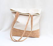 Nákupné tašky - Korková taška Simple - 8665535_
