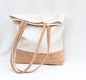Nákupné tašky - Korková taška Simple - 8665536_