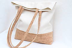 Nákupné tašky - Korková taška Simple - 8665538_