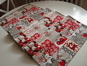 Úžitkový textil - Vianočná štóla - posledný kus - 8675111_