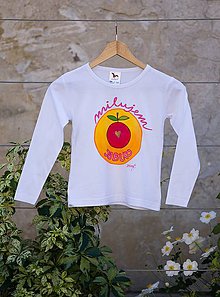 Detské oblečenie - milujem jablko - 8680119_