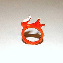 Prstene - Sklenený prsteň - 8680890_
