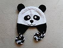 Detské čiapky - Plyšová panda :) - 8682730_