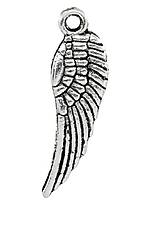 Komponenty - Prívesok strieborný anjelské krídlo 0,5 x 1,7 cm - 8682891_