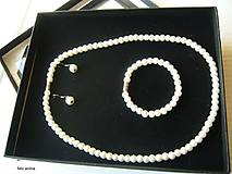 Sady šperkov - Perlová sada (Čierna) - 8683966_