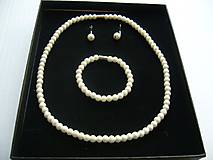 Sady šperkov - Perlová sada (Čierna) - 8683967_