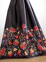 Sukne - slávnostná sukňa Farebný ornament - 8688297_