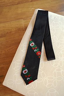 Pánske doplnky - Pánska folklórna kravata - 8692036_