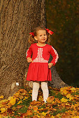 Detské oblečenie - Detské šaty s ľudovým motívom - 8688162_