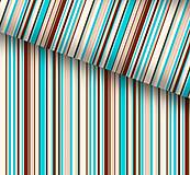 Detský textil - Pruhy modro-béžovo-hnedo-biele -posledná šanca na 1 stranu podložky - 8699050_