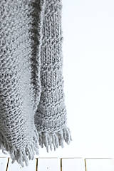 Úžitkový textil - Vlnená pletená deka 90 x 170 cm - 8699959_