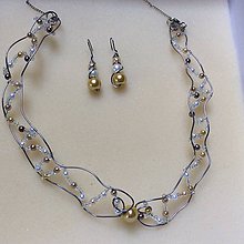 Sady šperkov - oceľová sada perličková - 8717103_