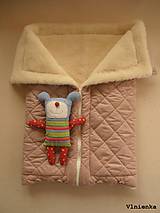 Detský textil - Deka DANIEL 100% merino Top Super wash ELEGANT 2 v 1 Soft DUSTY pink púdrová ružová - 8715098_