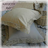 Úžitkový textil - Lněný povlak MUR DE PROVENCE/NATURE - 8726893_