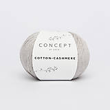 Galantéria - Priadza KATIA Cotton Cashmere (63 sépiová hnedá) - 8725152_